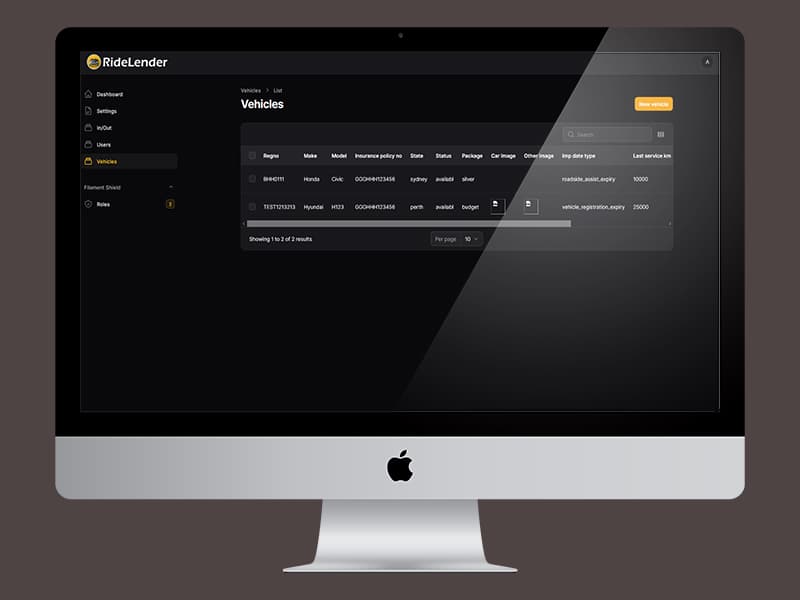 Car Rental System (Laraval)